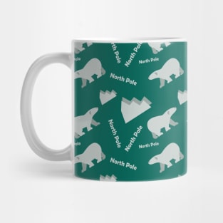 Polar bear and iceberg Mug